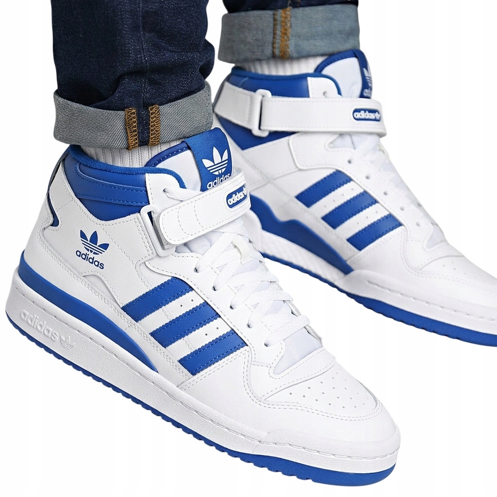 Boty Adidas Vysoké Dámské Sportovní Bílé Módní Klasické Tenisky