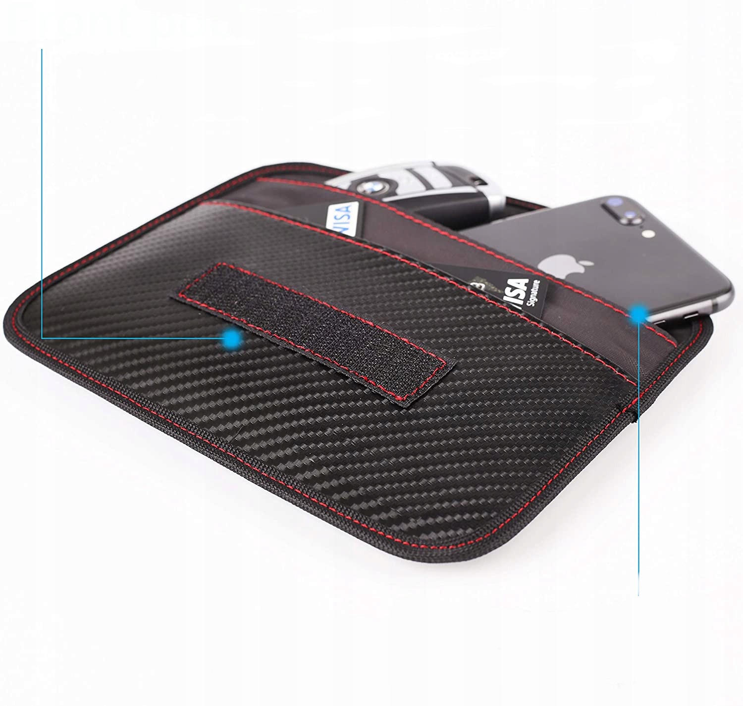 KLATKA FARADAYA BLOKADA SYGNAŁU GPS GSM 5G ETUI POKROWIEC TELEFON SMARTFON Marka Inna