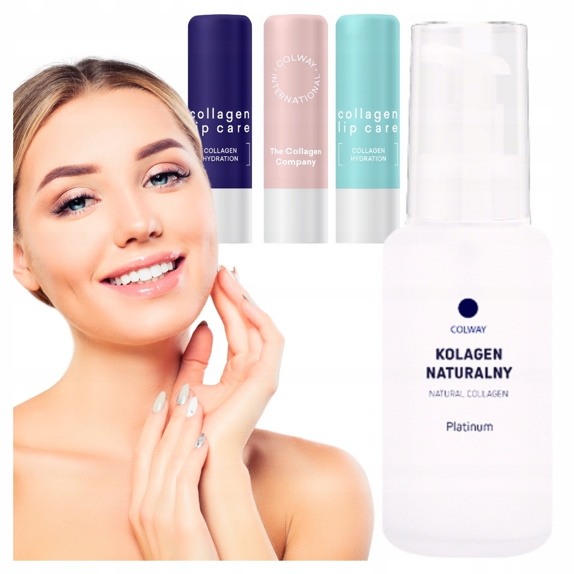 Kolagen Platinum Colway 100 ml Rybí proti vráskám Rtěnky s kolagenem