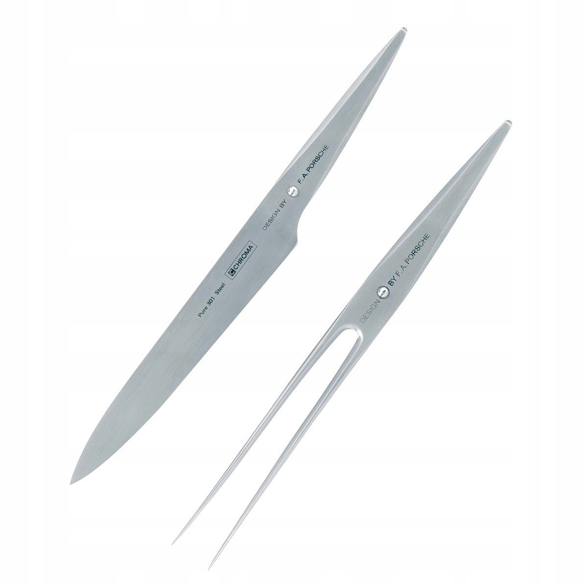 Chroma Type 301 Nôž a vidlička na mäso 2 El. Sada