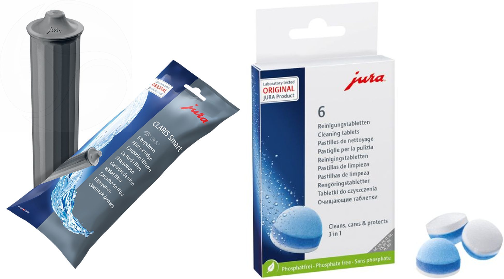 

Filtr Wody Jura Claris Smart+ Tabletki Czyszczące