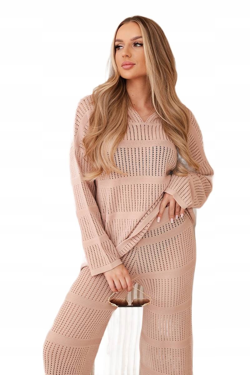 Plážový komplet Rayon camelový s