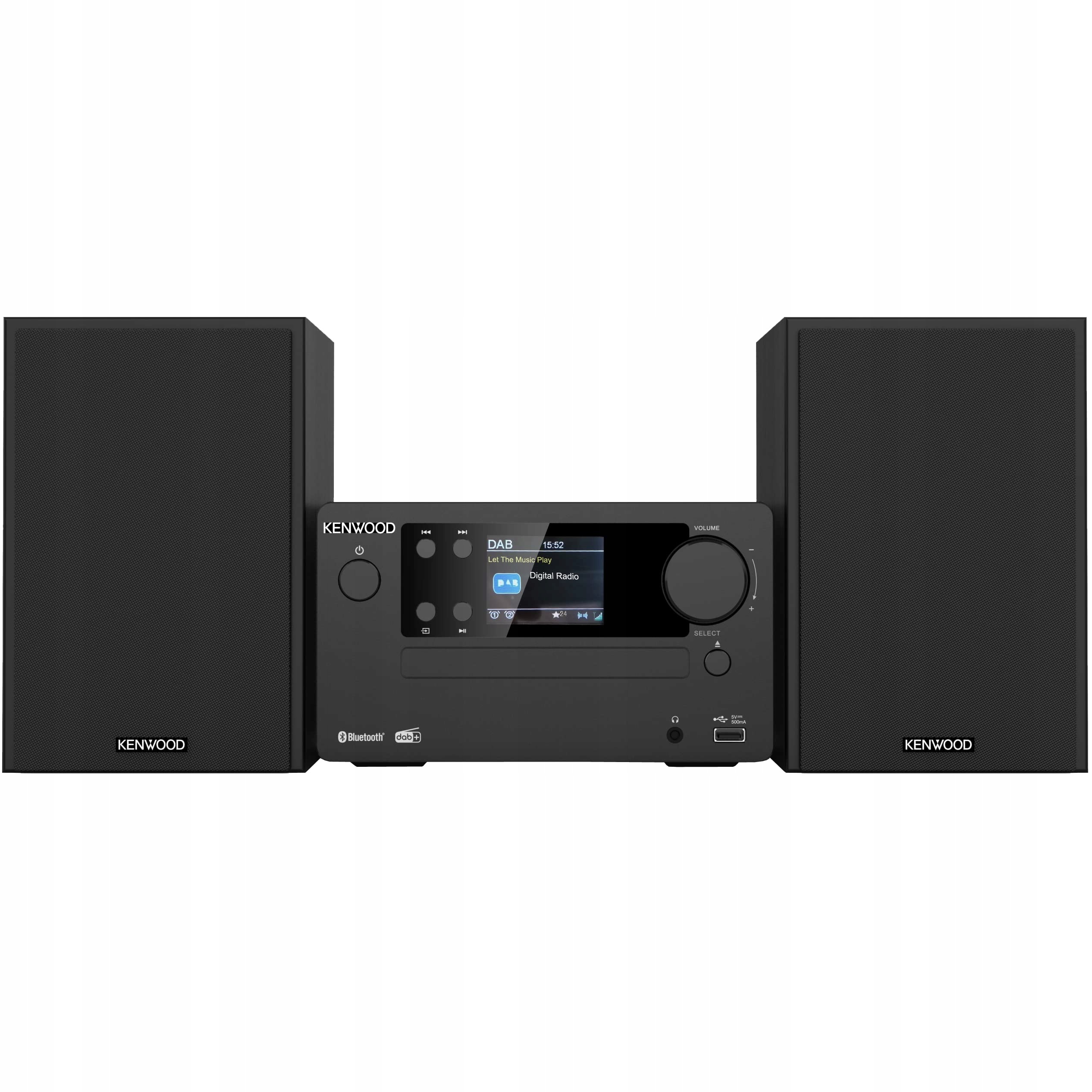 Kenwood M-725DAB-B Stereo Micro HiFi s Dab+, CD, Usb