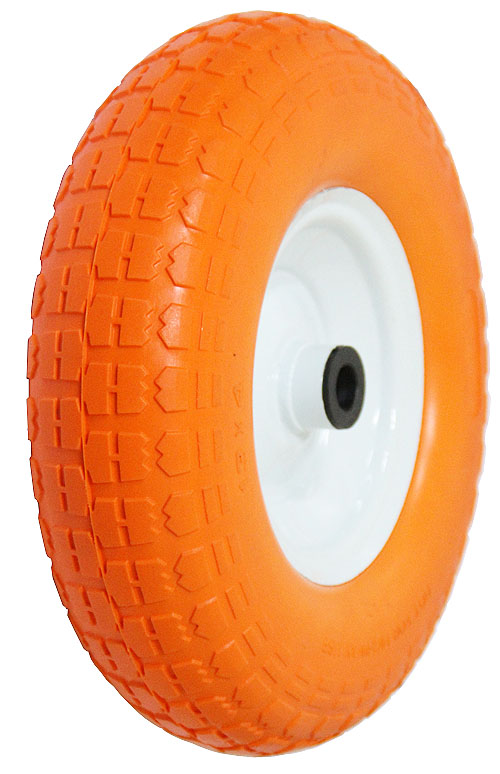 

Koło Do Taczki 4.00-6 Pu pełne bezdętkowe fi 20 mm