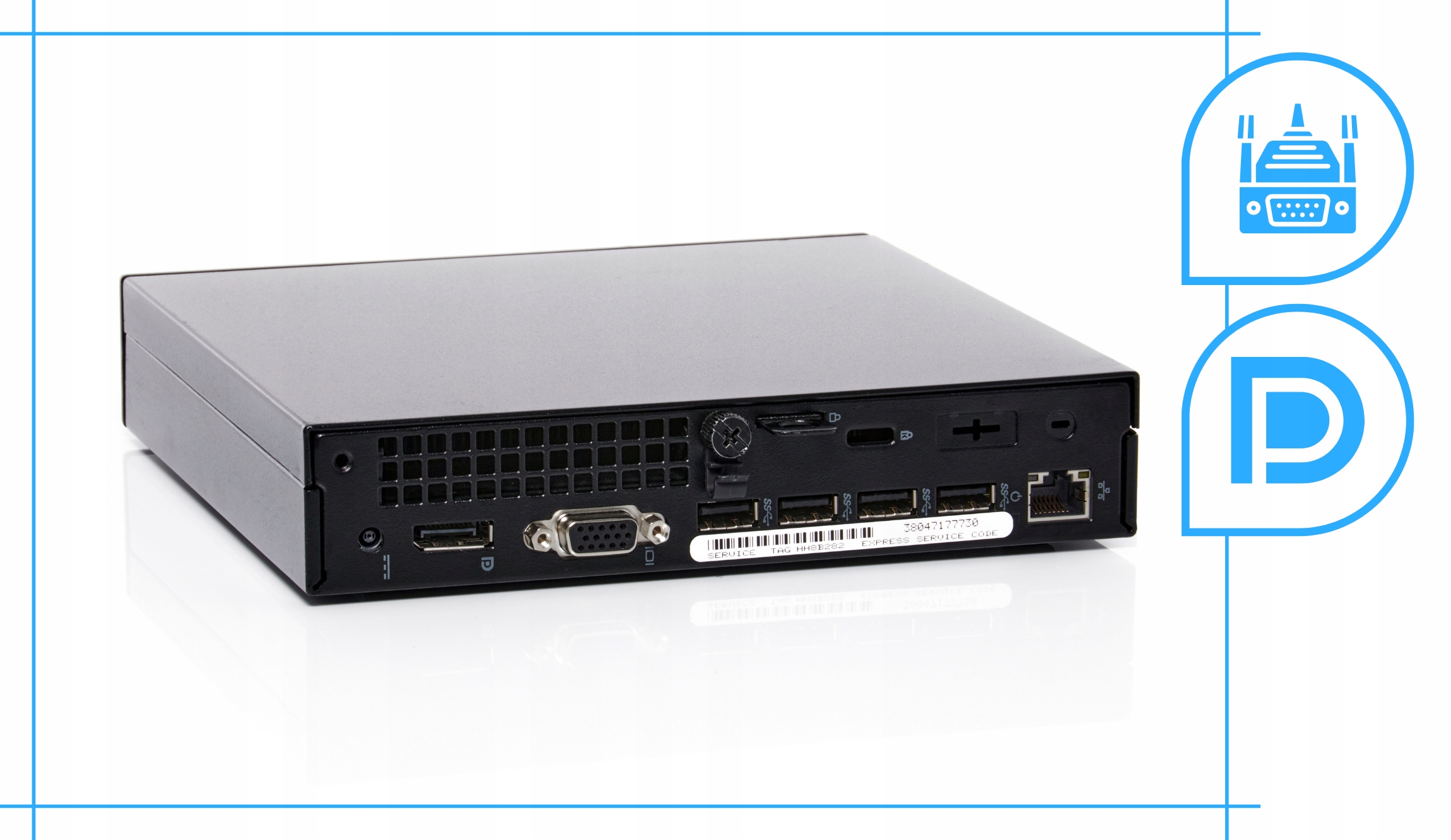 Komputer Dell Optiplex 9020 Tiny Core i5 1000/16 Win10 Mały Mini Micro Marka Dell