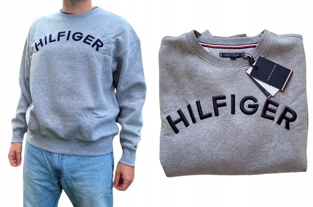 mikina Tommy Hilfiger Arched Crewneck L šedá 699 zł