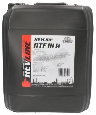 REVLINE AUTOMATIC ATF III H SEMISYNTHETIC 20 L Producent Revline