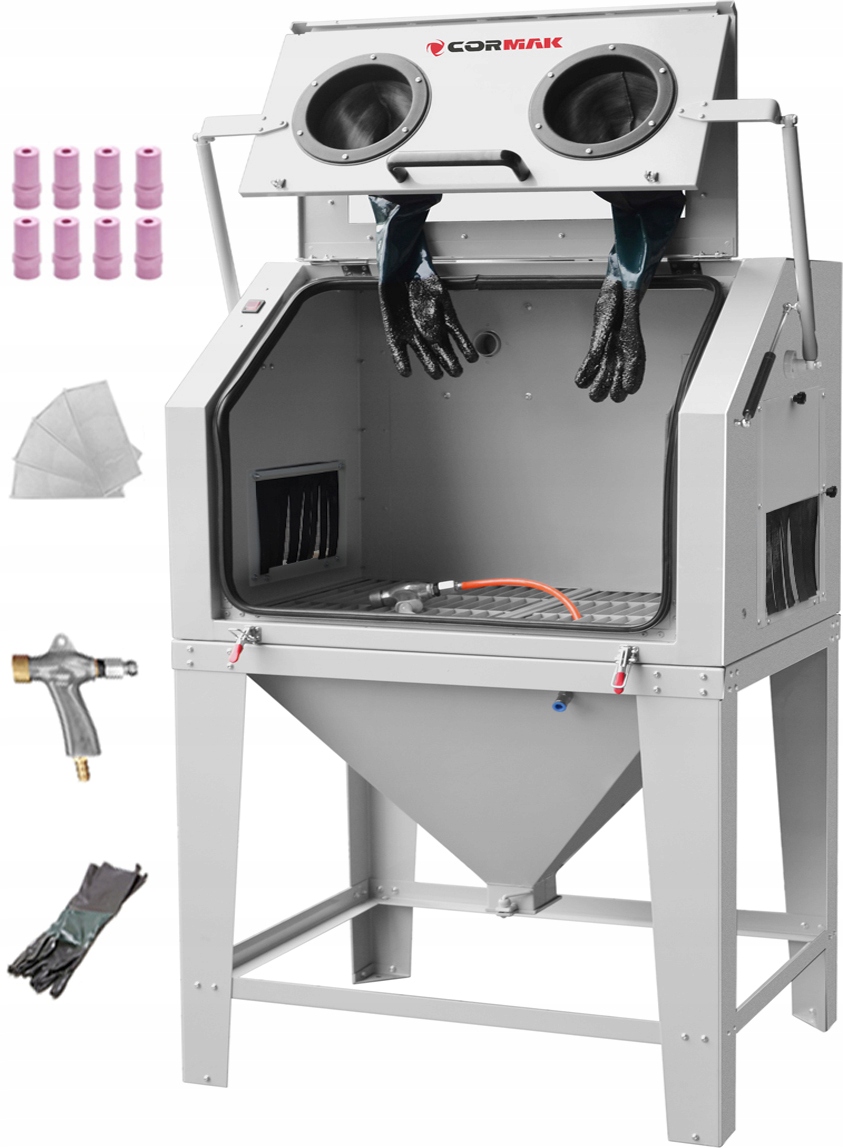 ПЕСКОСТРУЙНАЯ МАШИНА 350Л КАБИНА ДЛЯ ПРОФИЛЕЙ