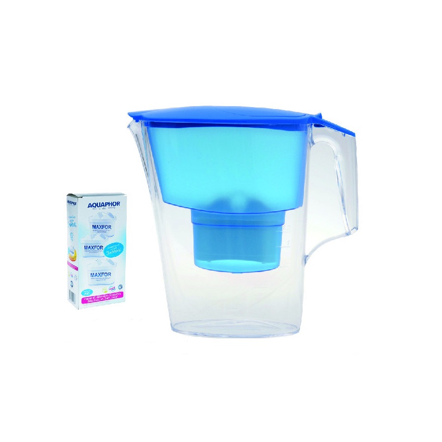 

Dzbanek filtrujący Time 2,5L + 3 wkł.-B25 Aquaphor
