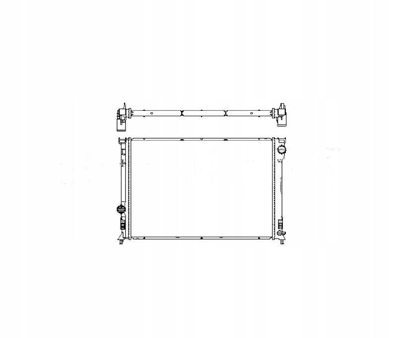 CHŁODNICA DODGE CHALLENGER 15- 68050126AB