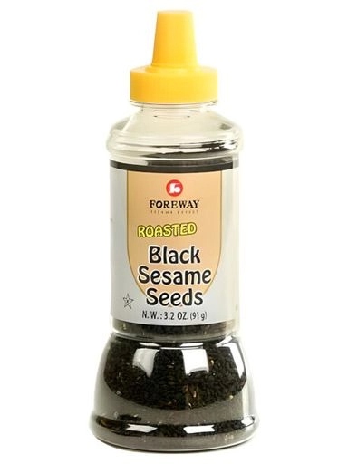 3x Černý pražený sezam 91 g Foreway