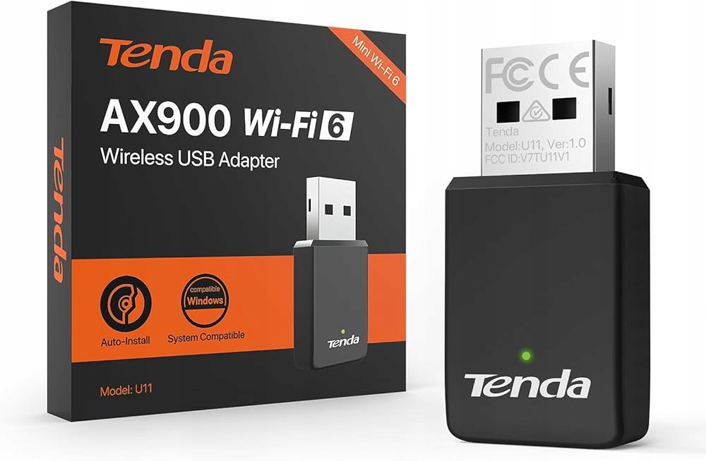 Karta Sieciowa Usb WiFi 6 Tenda U11 AX900 Adapter Bezprzewodowy