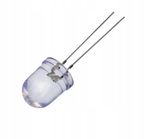 

10MM Dioda Led Biała Zimna 30000-37000mcd 2.9-3.6V