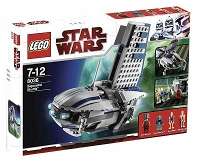 Lego Zestaw Star Wars Separatist Shuttle 8036