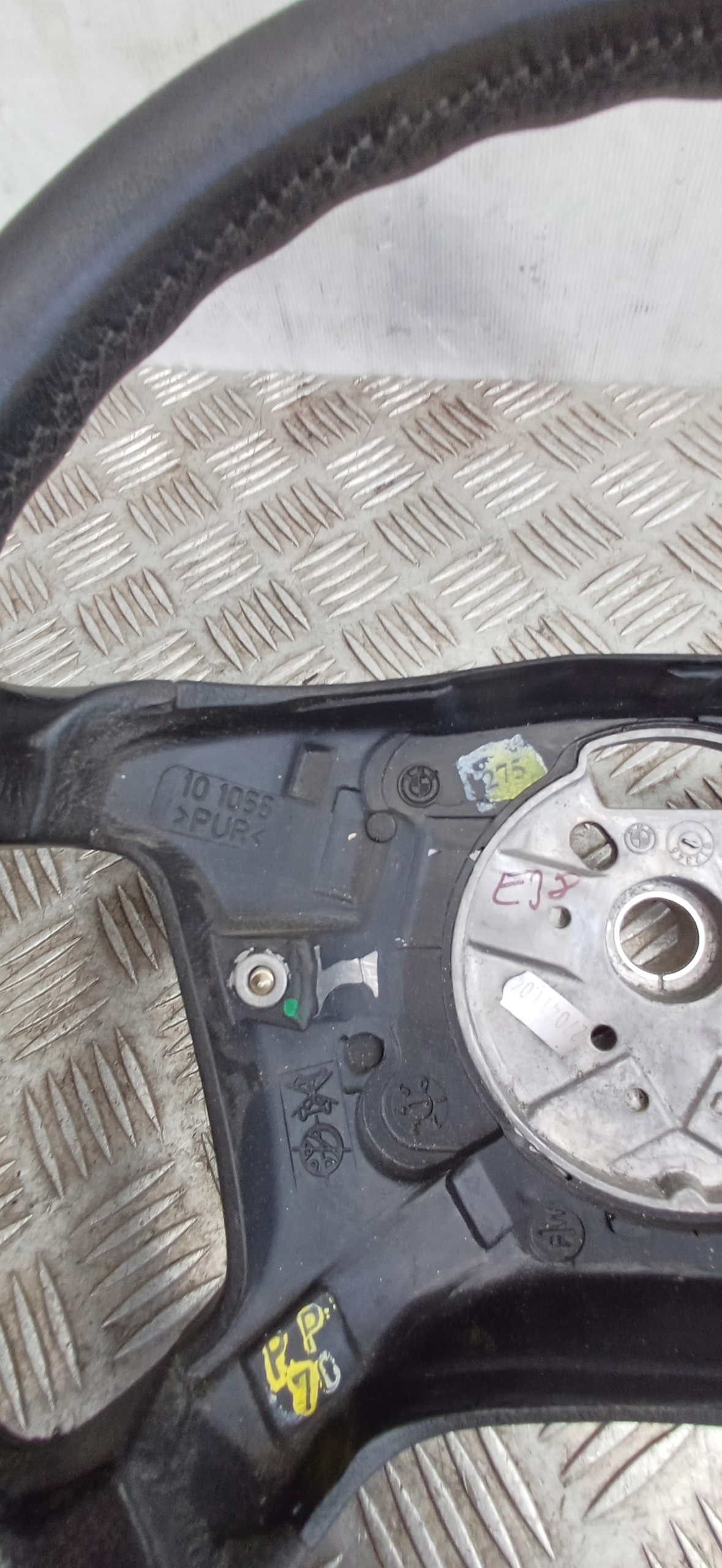 BMW E39 lenkrad SKORZANA Leder