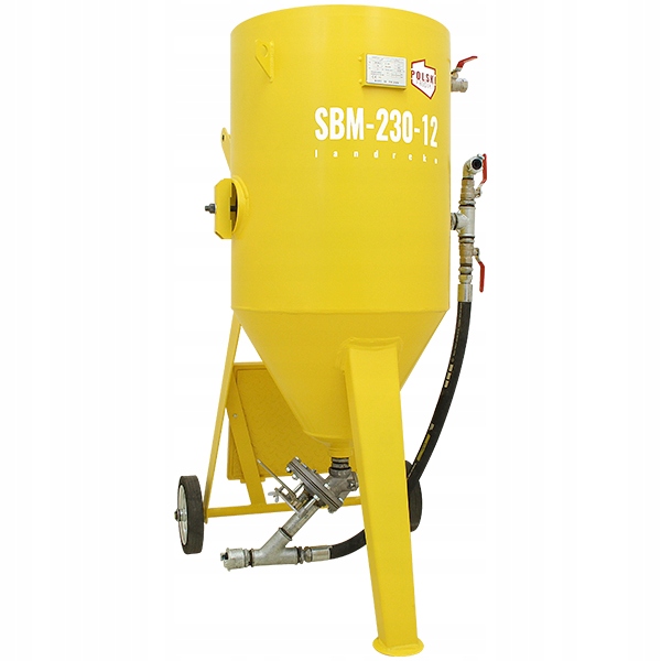 POLSKA MOBILNA PIASKARKA CIŚNIENIOWA 230LITRÓW 12BAR