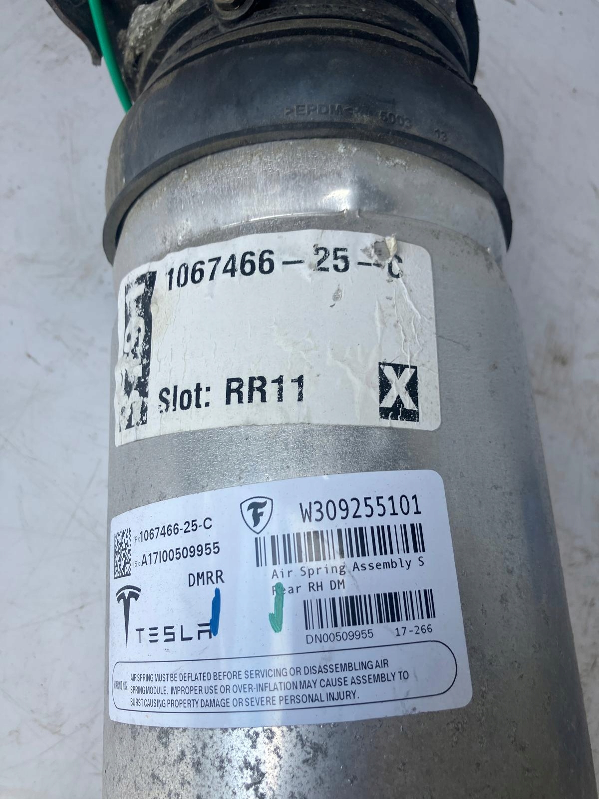 shock absorber right rear part TESLA MODEL S AWD 1067466-25-C