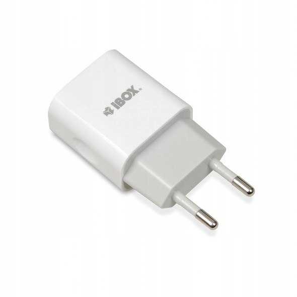 Ładowarka sieciowa Ibox C-35 1A White ILUC35W (usb; kolor biały)