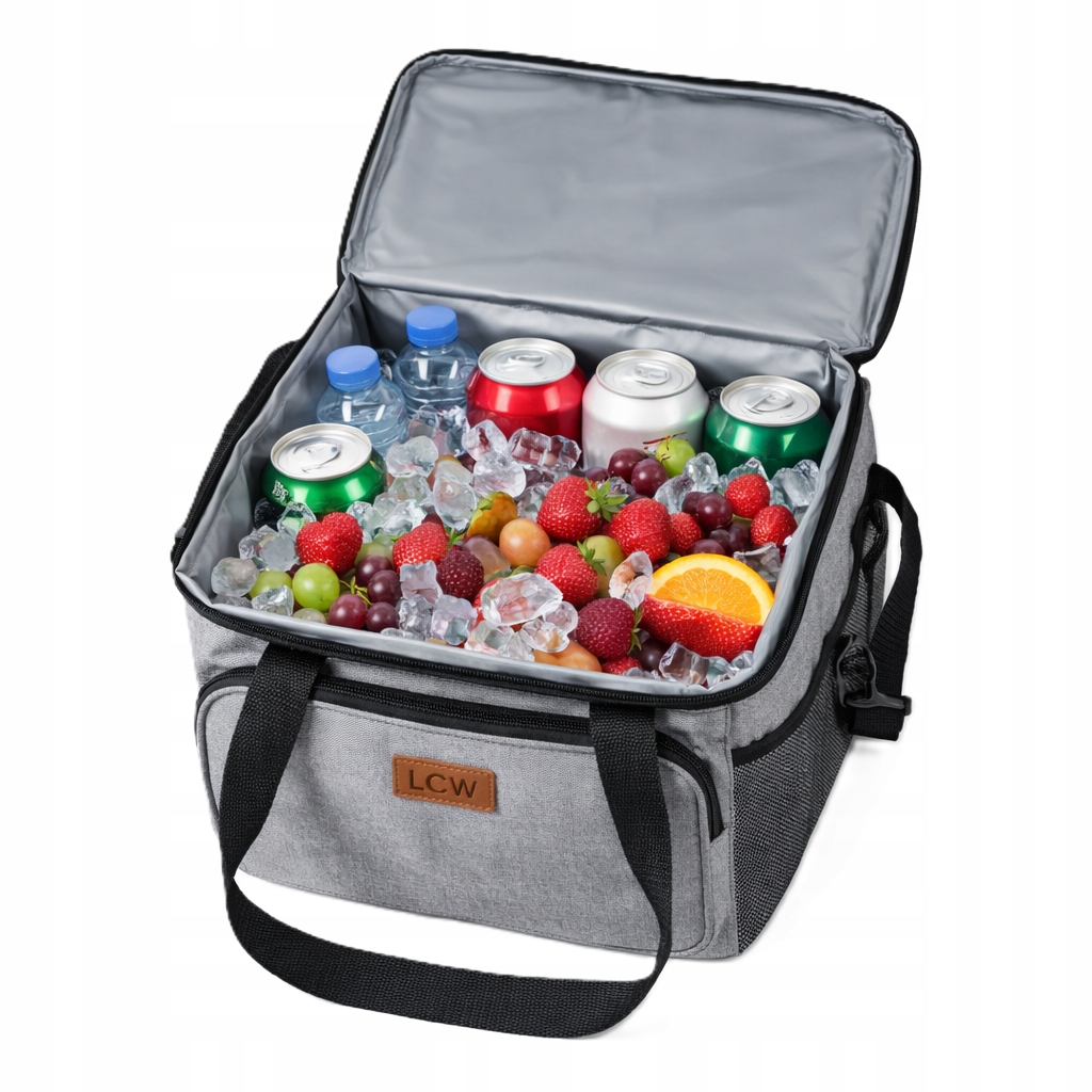 Torba Termiczna 20L Chłodząca Na Piknik Plażę Lunch Box Termoizolacyjna
