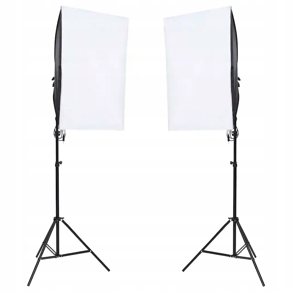 Zestaw Oświetleniowy do Fotografii Studyjnej 2x Softbox 40x60 cm, 2x Staty