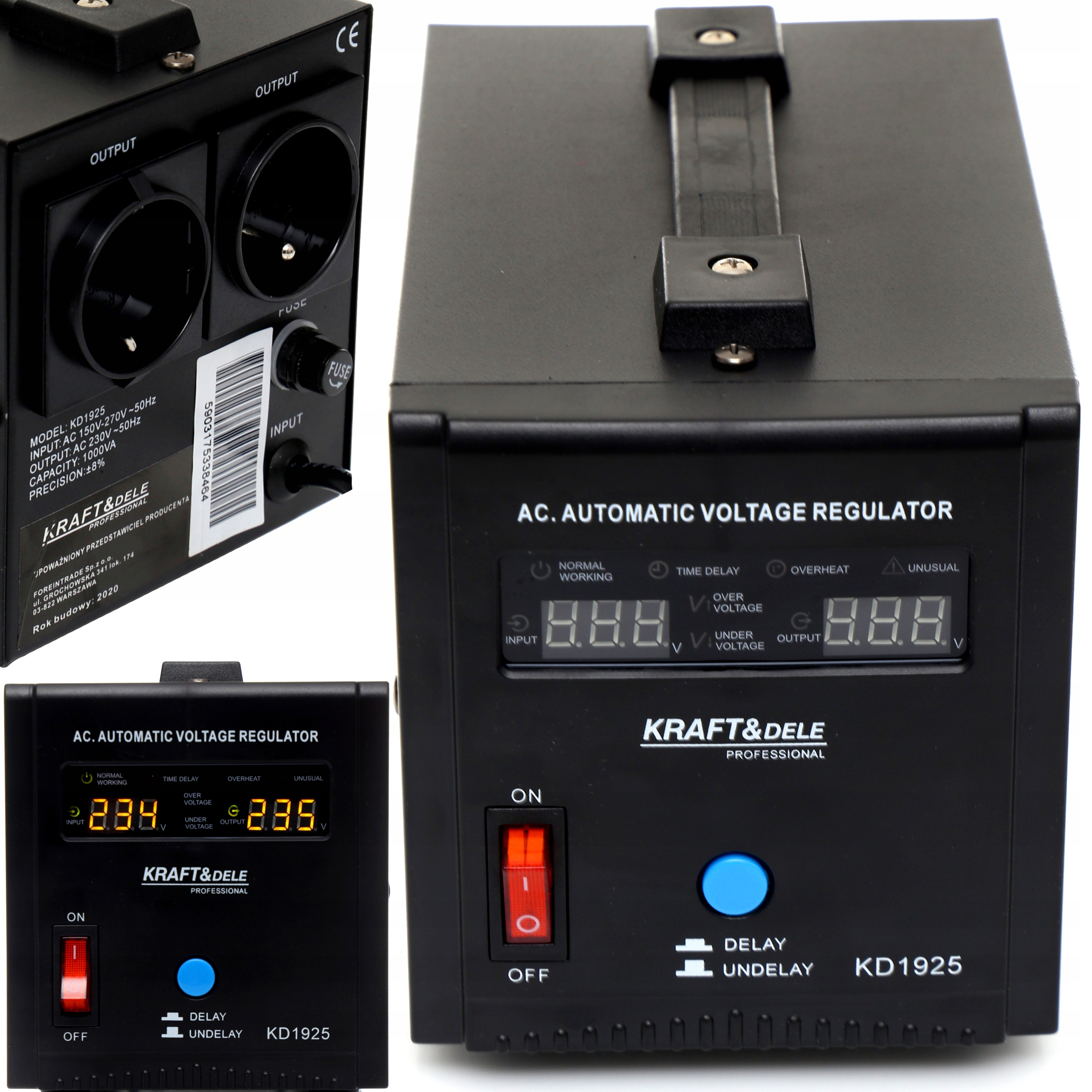 

Stabilizator Napięcia Prądu Avr Do Agregatu 1000VA