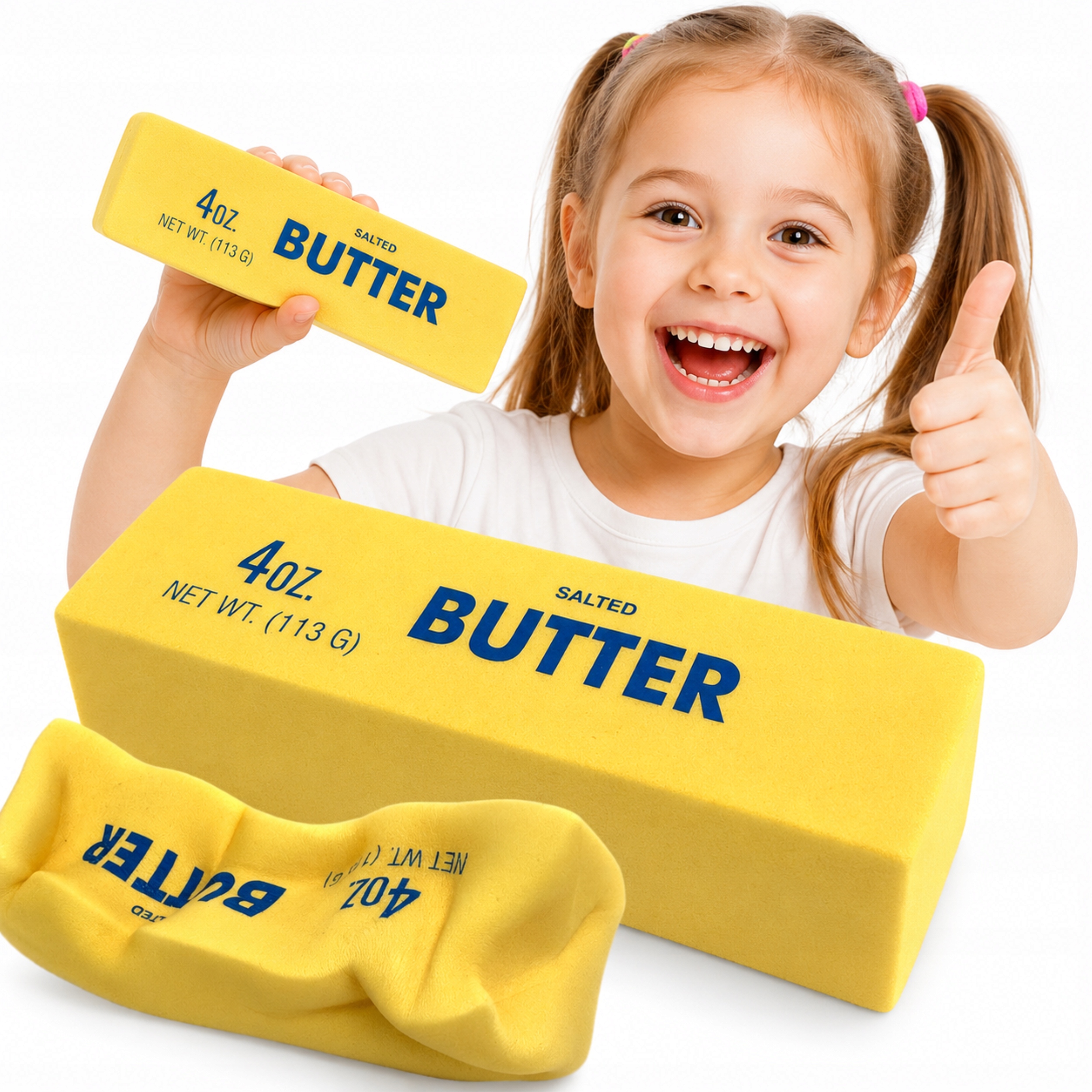 Gniotek Antystresowy Masło „butter” – Asmr!