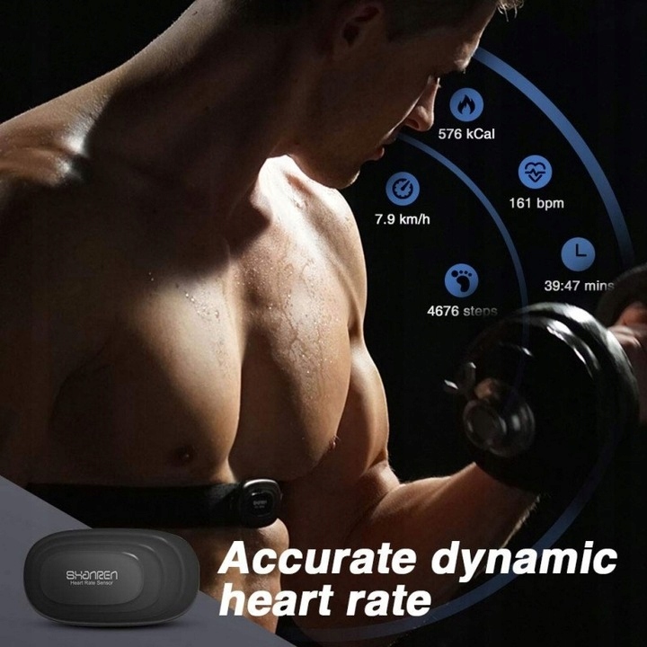 Shanren Beat 10: czujnik monitor tętna ANT+ BLE4.0 Kod producenta SR-HRM10