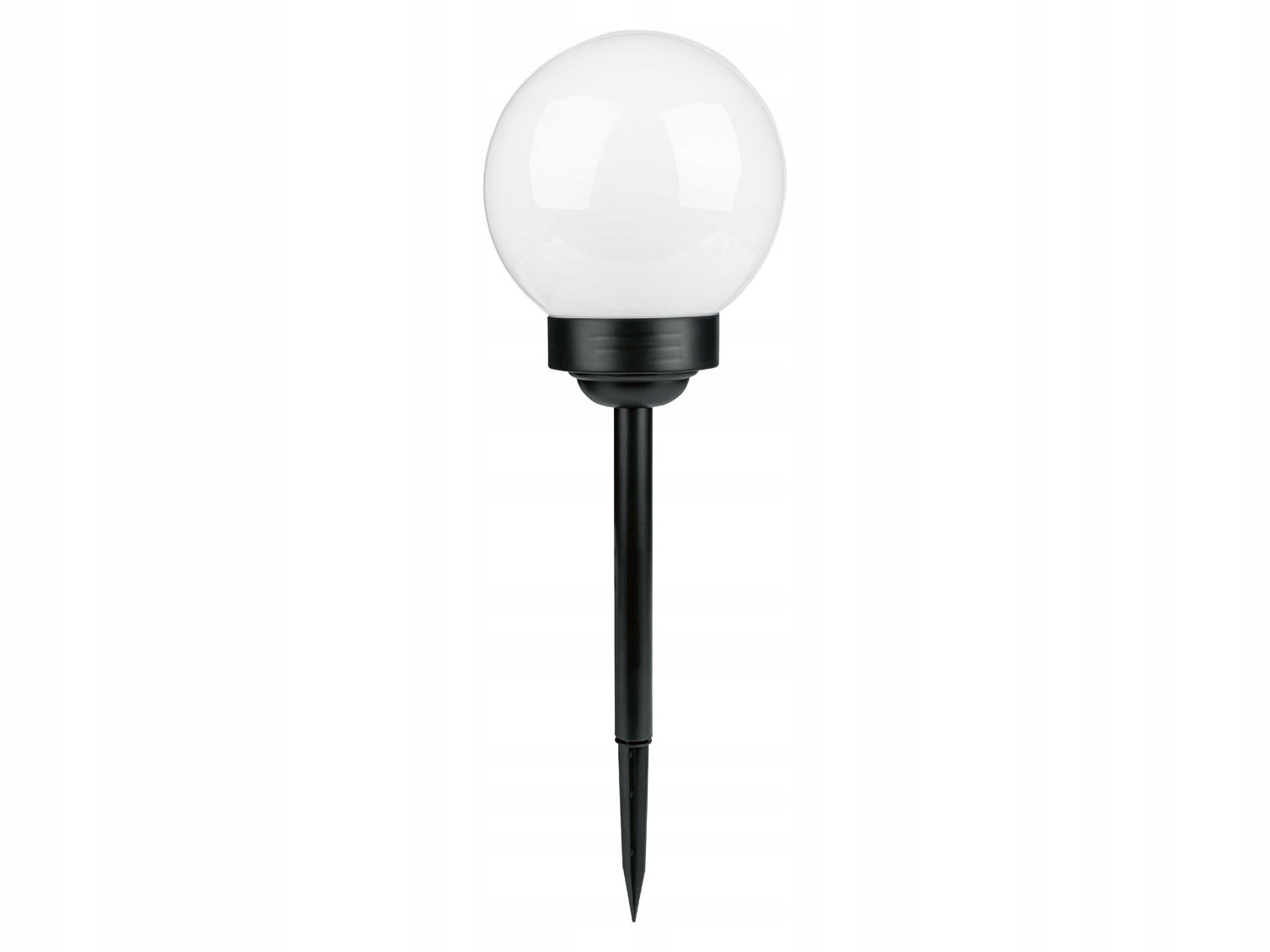 

Lampa Lampka Solarna Wbijana Kula ⌀20 51CM Biała