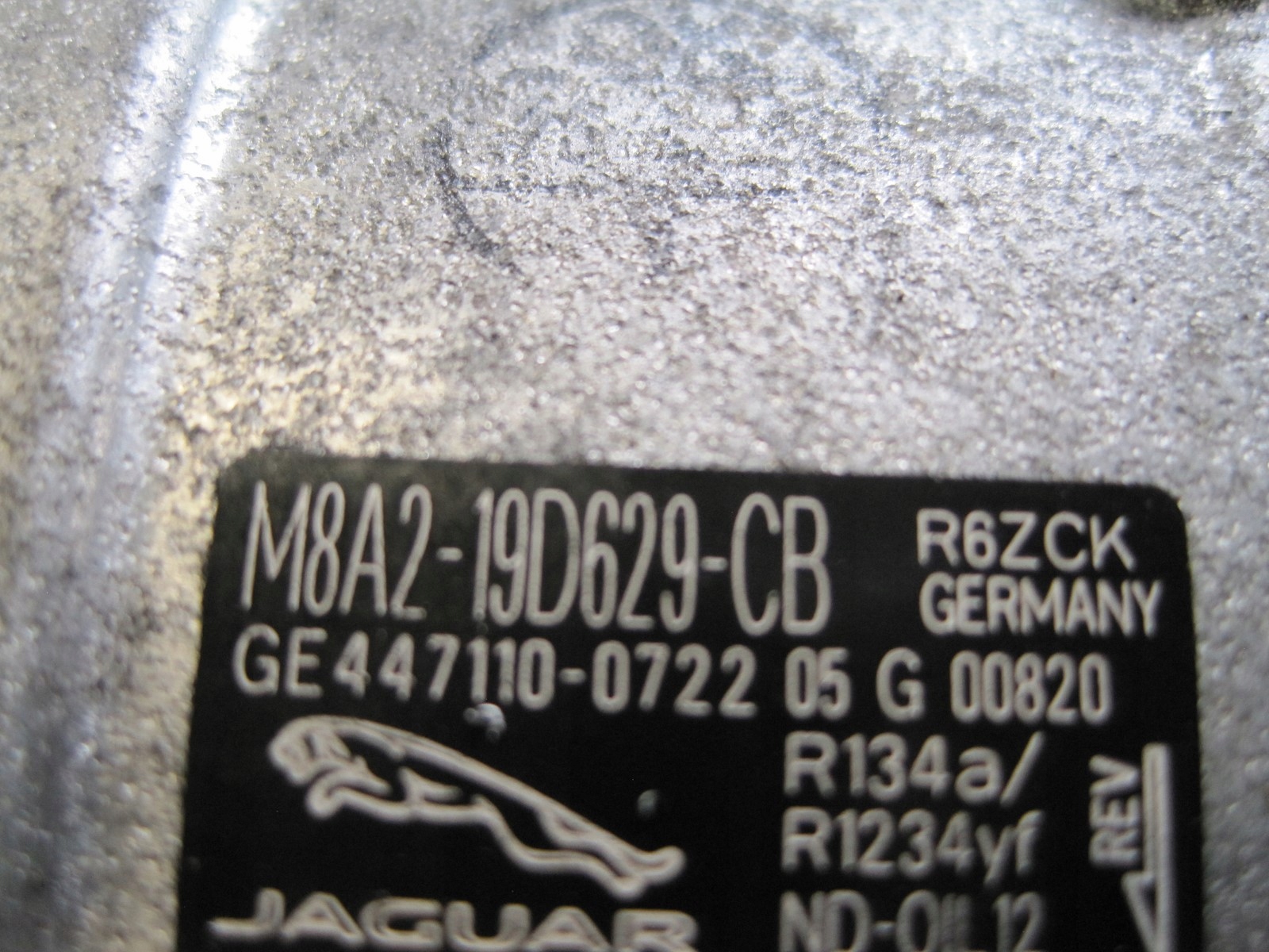 KLIMAKOMPRESSOR KLIMAANLAGE JAGUAR F PACE 2,0D M8A2-19D629-CB
