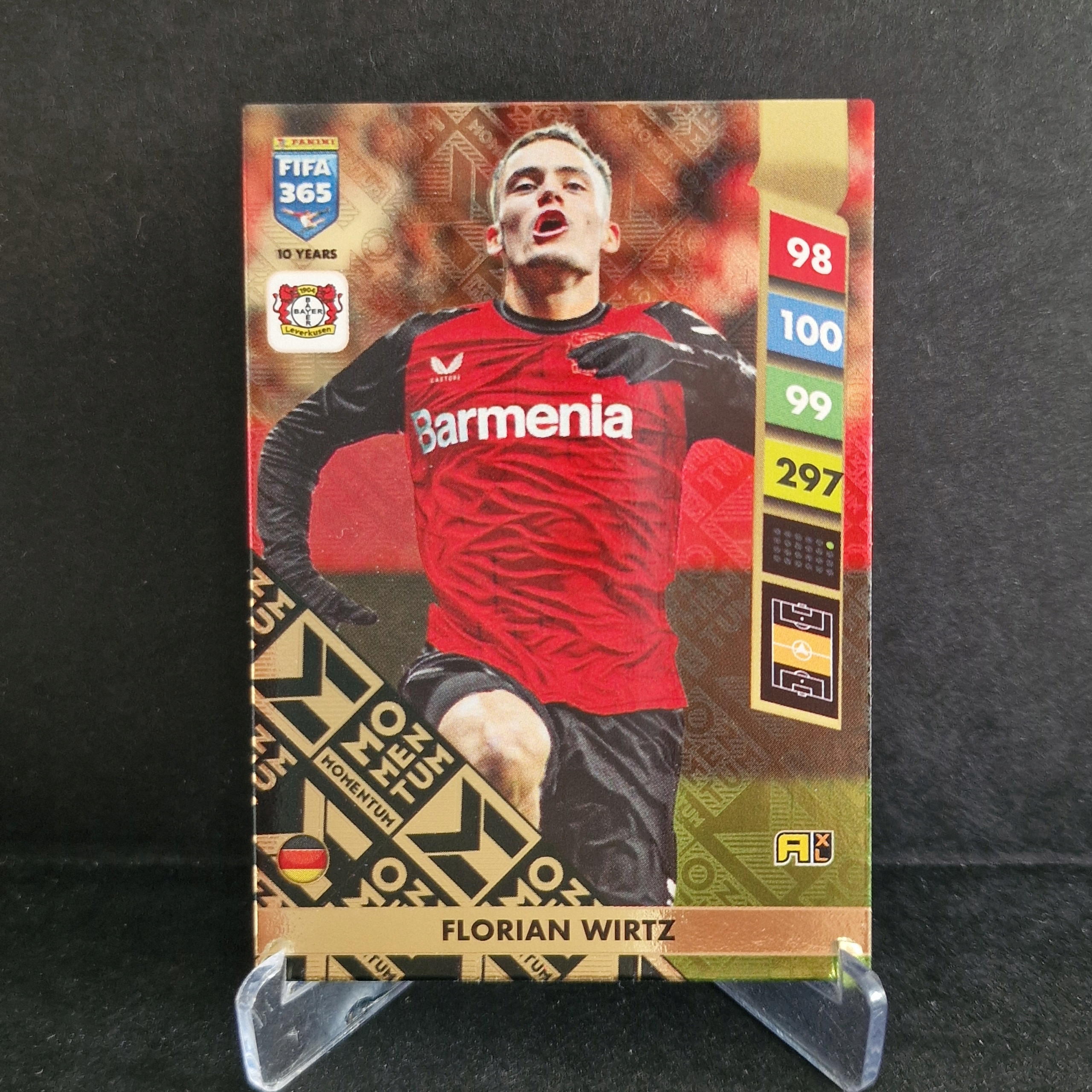 2024-25 Panini Adrenalyn XL Fifa 365 Wirtz Bayer Leverkusen Momentum /FF6
