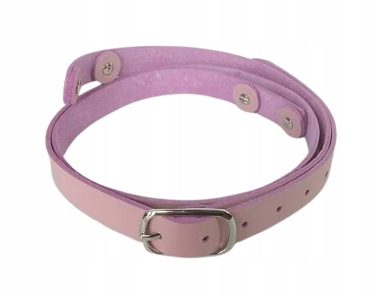 Bőr táskaszíj 140cm állítható rózsaszín