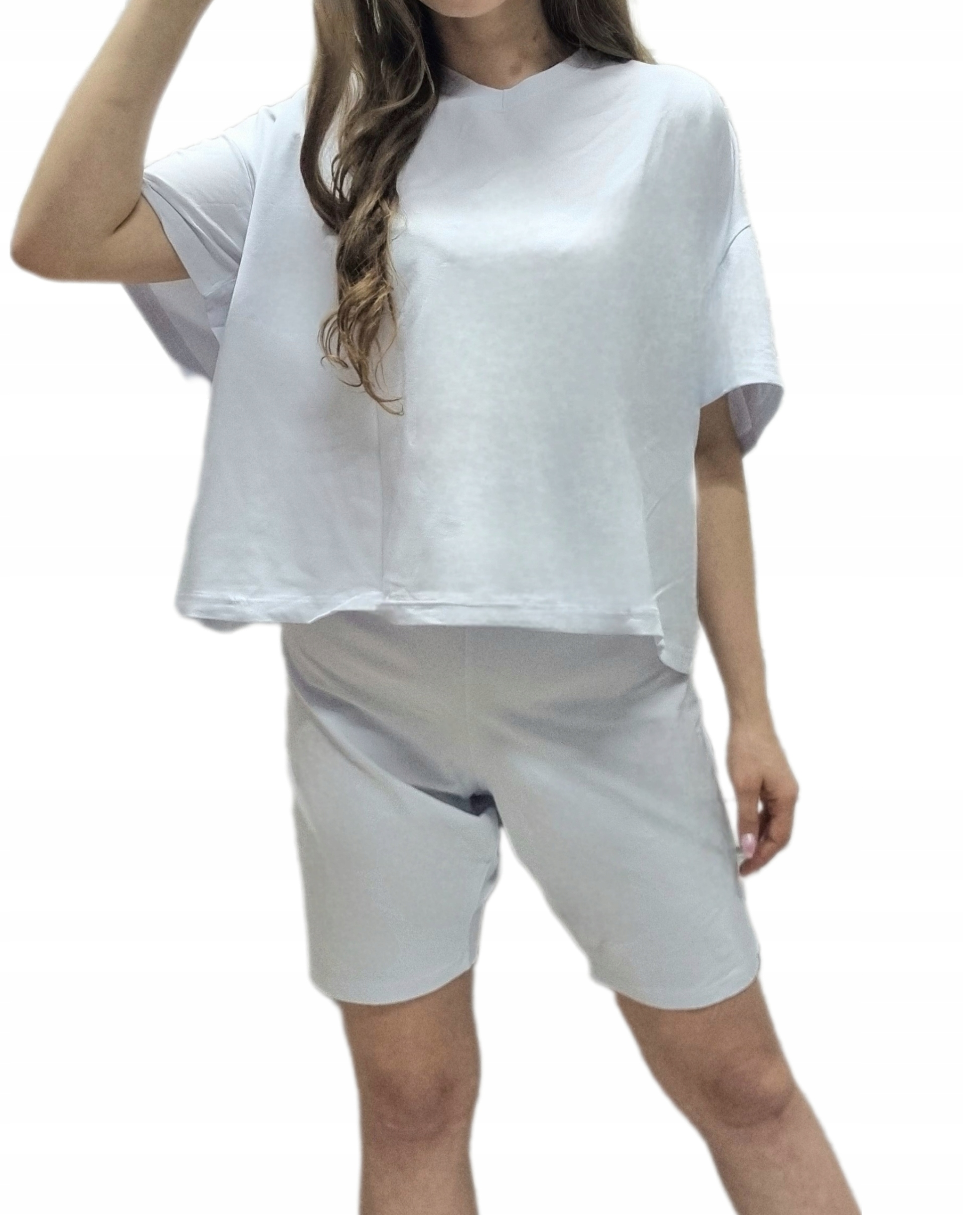 Dámský komplet Mikina šortky 7XL 54 56 Bavlna Plus Size Velké Velikosti