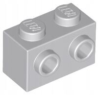 

Lego 11211 Klocek 1x2 2 piny szary jasny Nowy (1g)