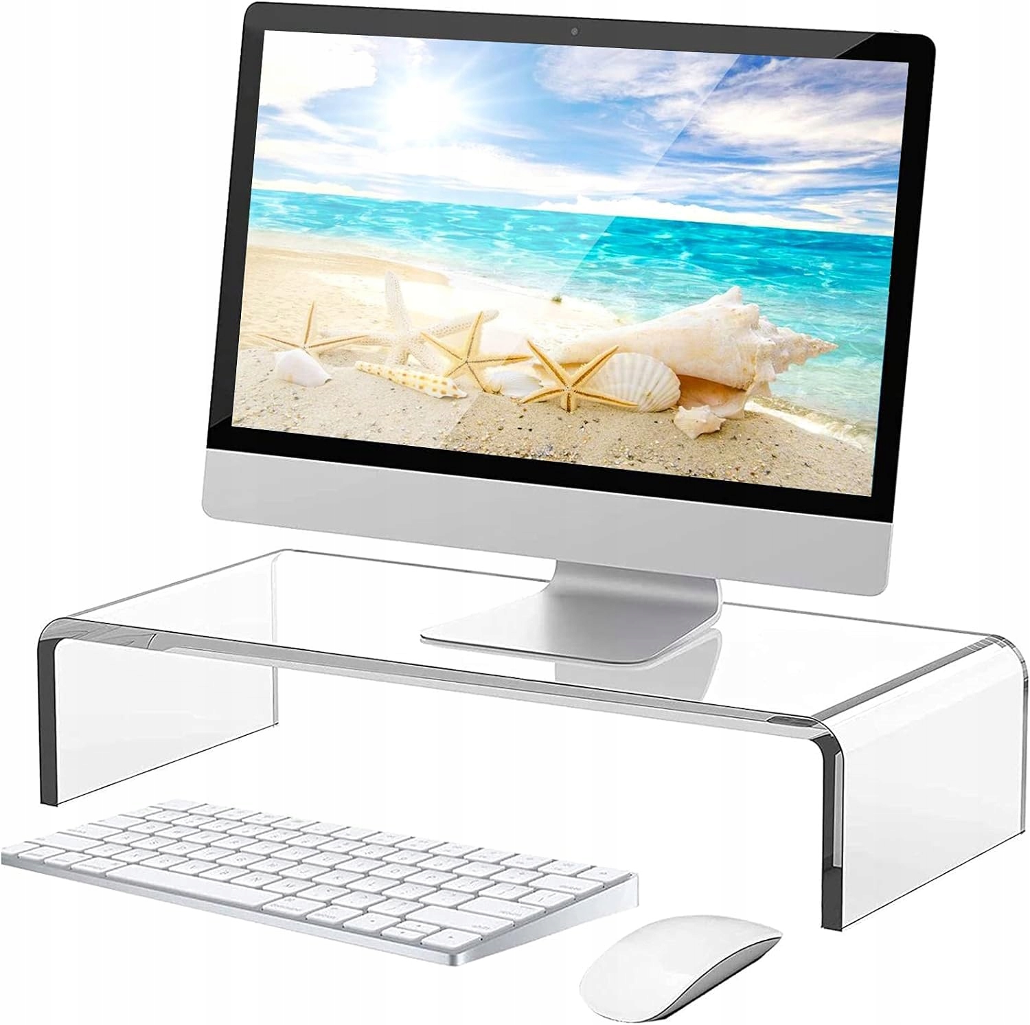 ACRYL Podstawka Pod Monitor Podwyższenie Do Laptopa Komputera Notebooka — miniatura 7