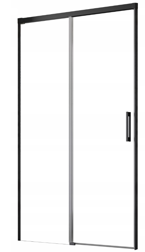 Drzwi prysznicowe Idea 8 Dwj Black 110x200,5 Lewe Radaway Czarne