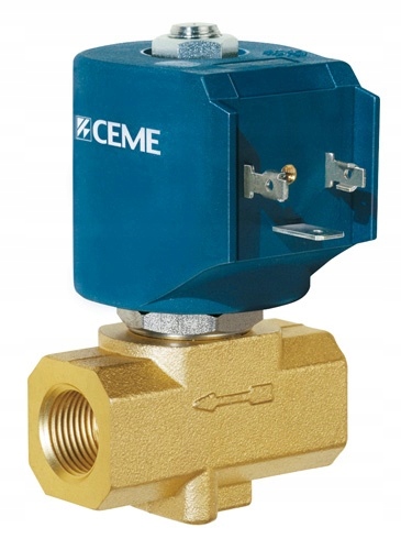 Elektroventilový Priechodný Ventil Jednoduchý Ceme 9914 1/2' 230V Voda Vzduch