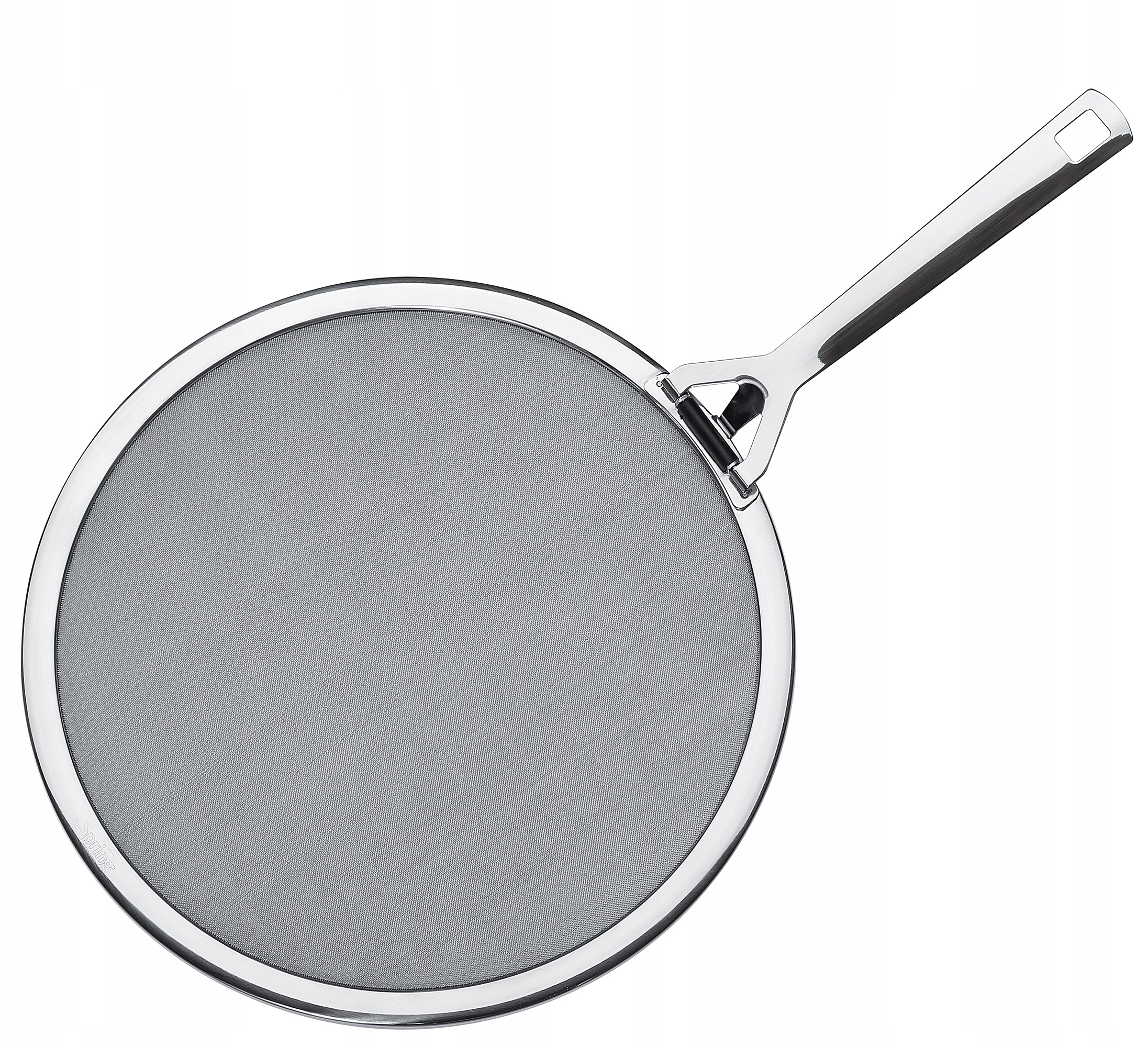 Kryt Spring, víko proti postříkání, 33 cm, ocelová krytka s rukojetí