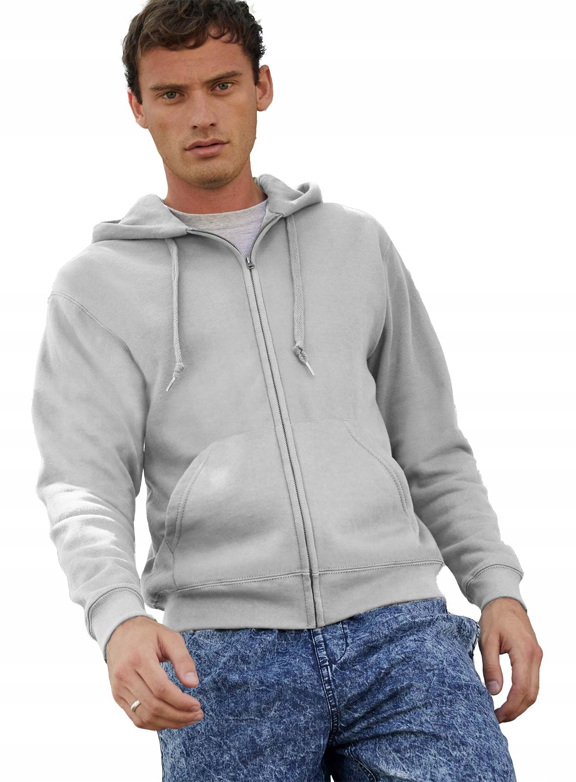 

Męska bluza z kapturem Fruit Klasyk j.sz.mel 4XL