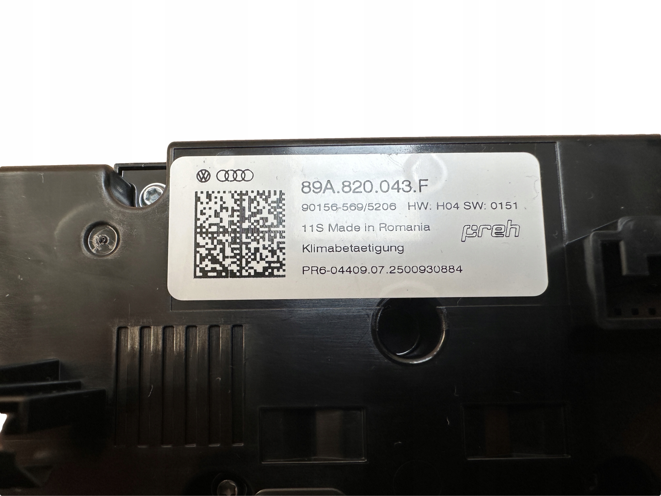 AUDI A3 8Y Q4 COMANDI CLIMA 89A820043F
