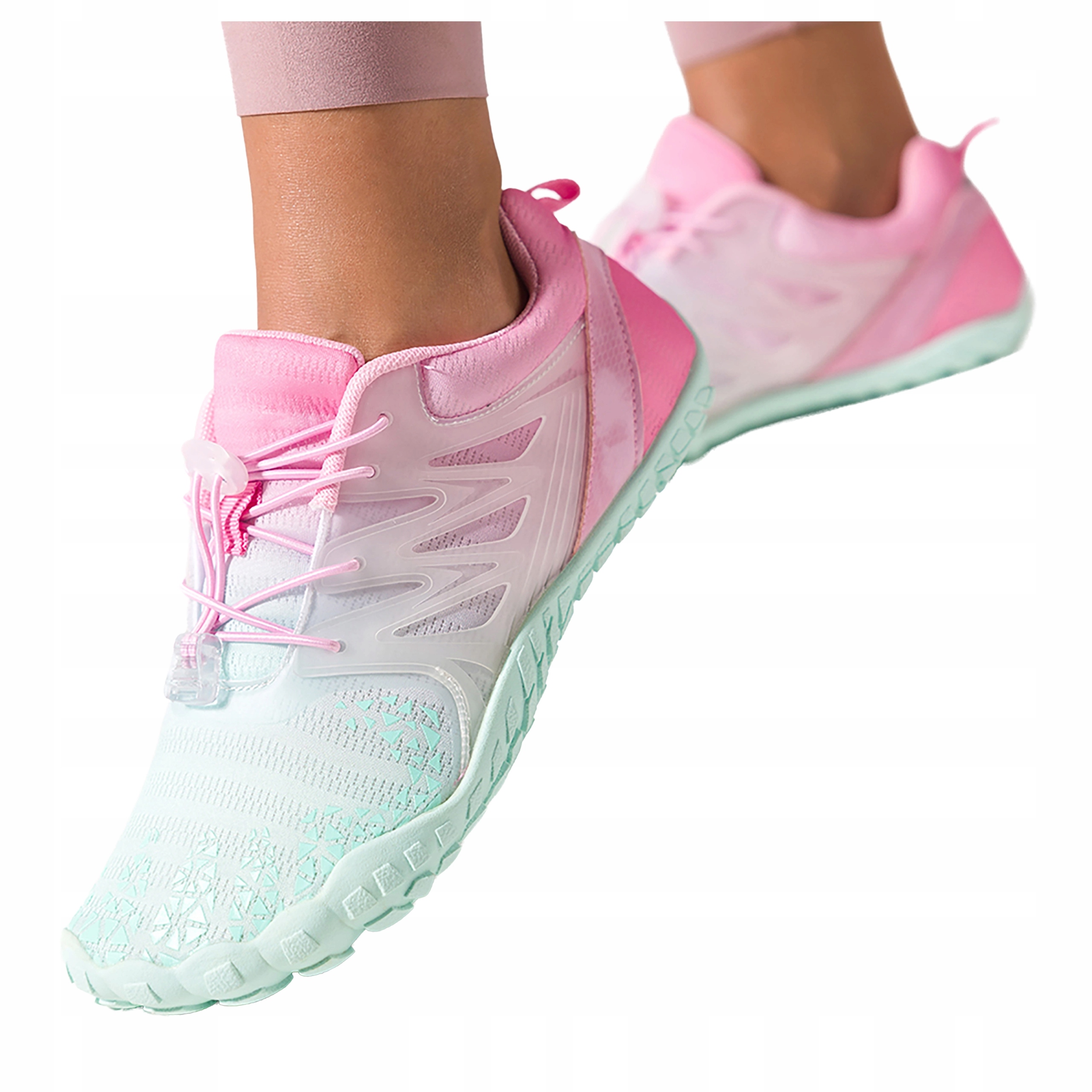 Sportovní Boty Mátové Dámské Široké Šněrovací Barefoot Pohodlné r 37