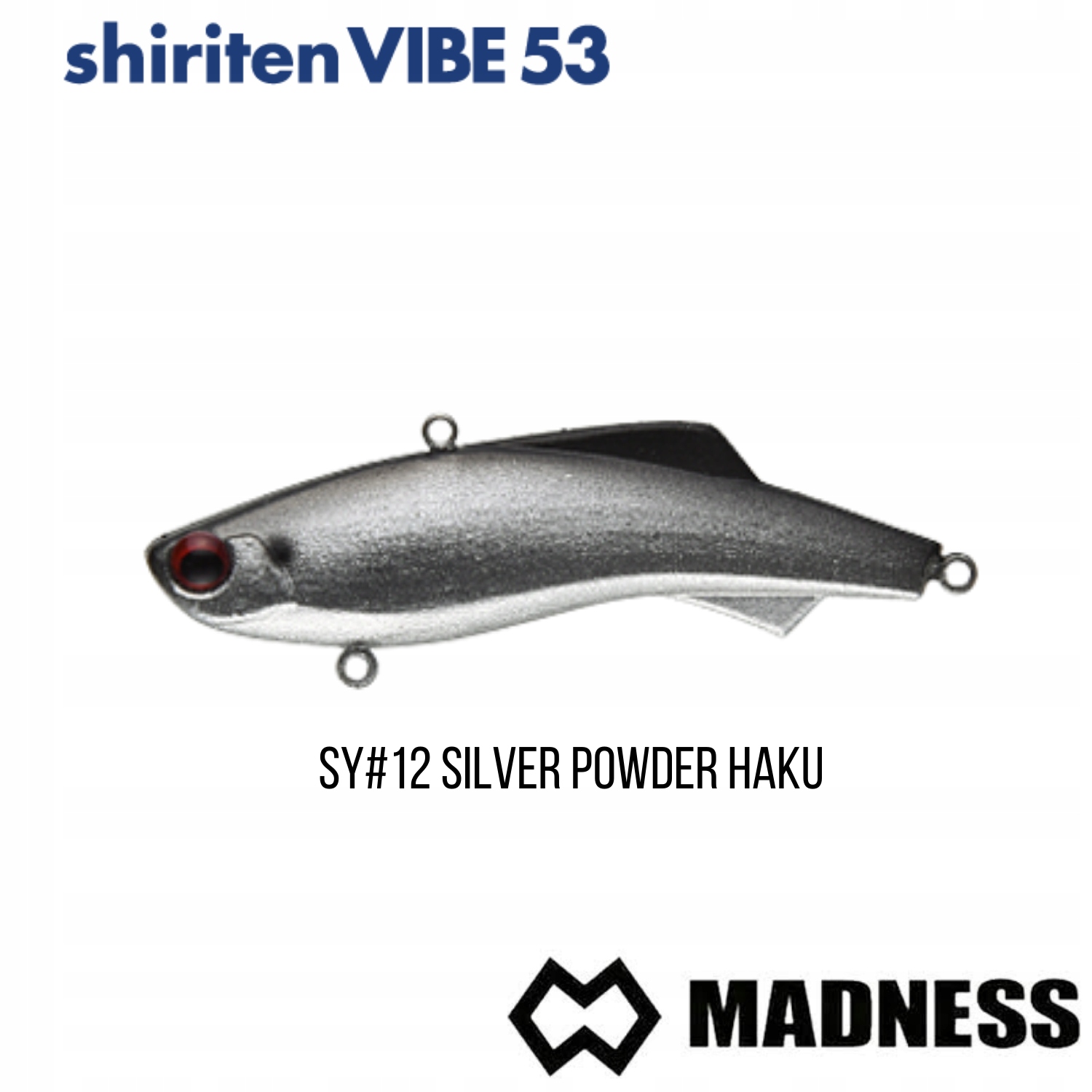 Wobler Madness Shiriten VIBE53 #SY12 Silver Powder Haku (53 mm; 8,5 g)