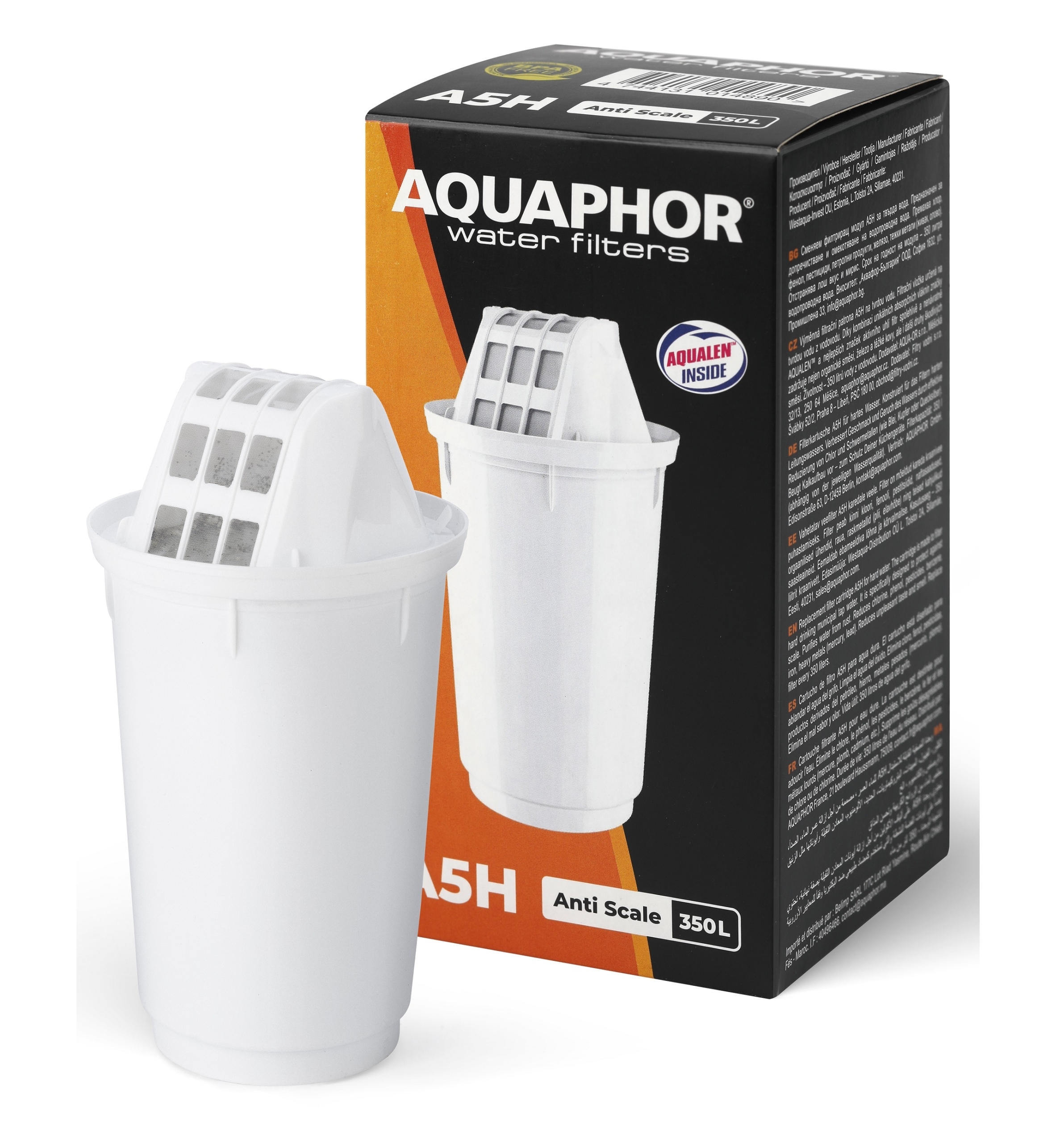 Filtr do twardej wody Aquaphor A5H (odp. B6) Wkłady do dzbanka na wodę x 6
