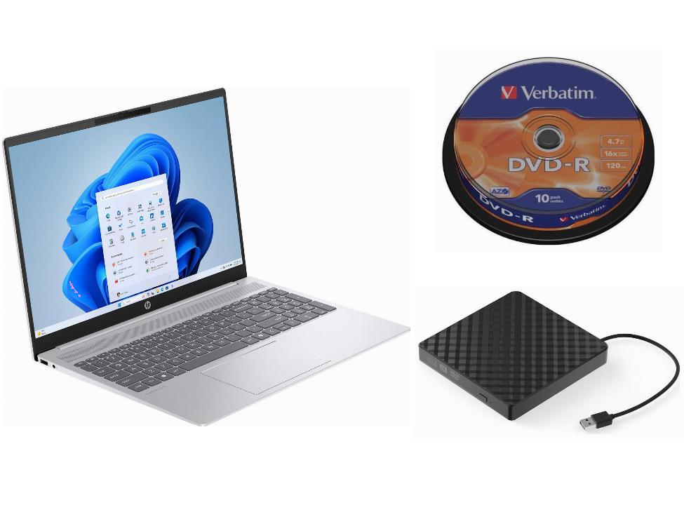Laptop Hp Windows 11 Home Intel Core Ultra 7 Zewnętrzny Napęd DVD 10