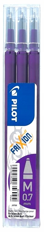 

Wkłady do pióra Pilot Ball Frixion 0,7 Fioletowy