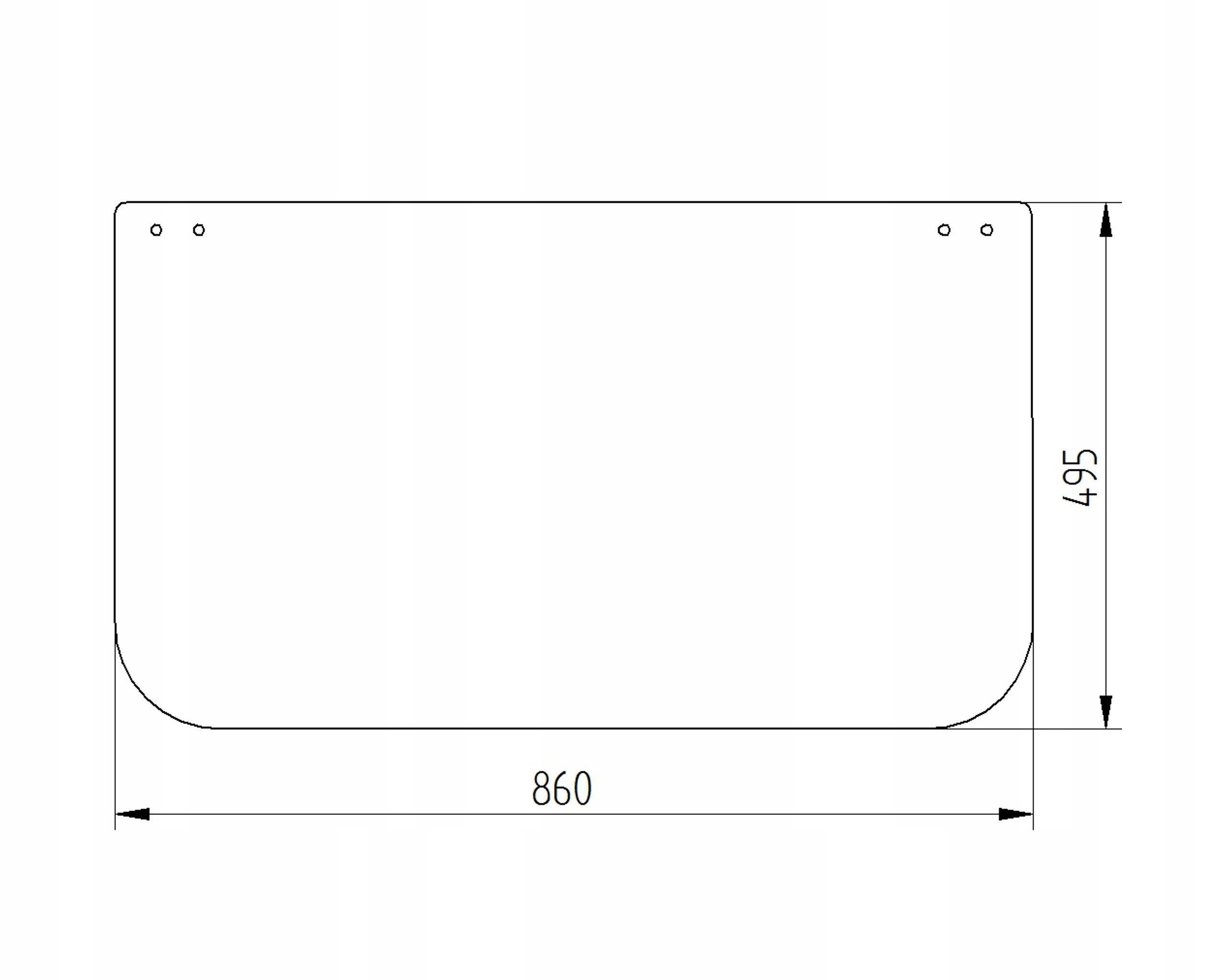 sklo bagr Takeuchi přední spodní 3786-01610