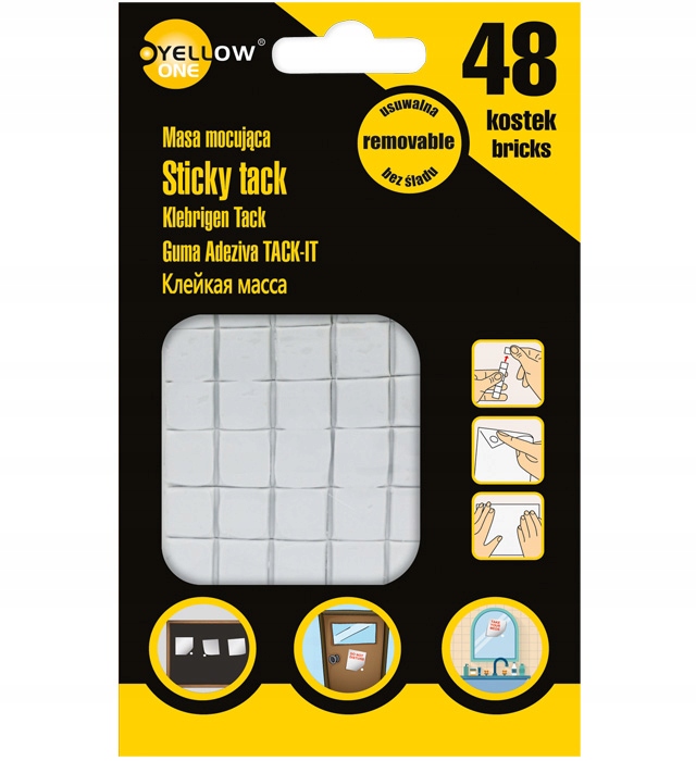 

Masa mocująca Yellow One 50g 48 kostek