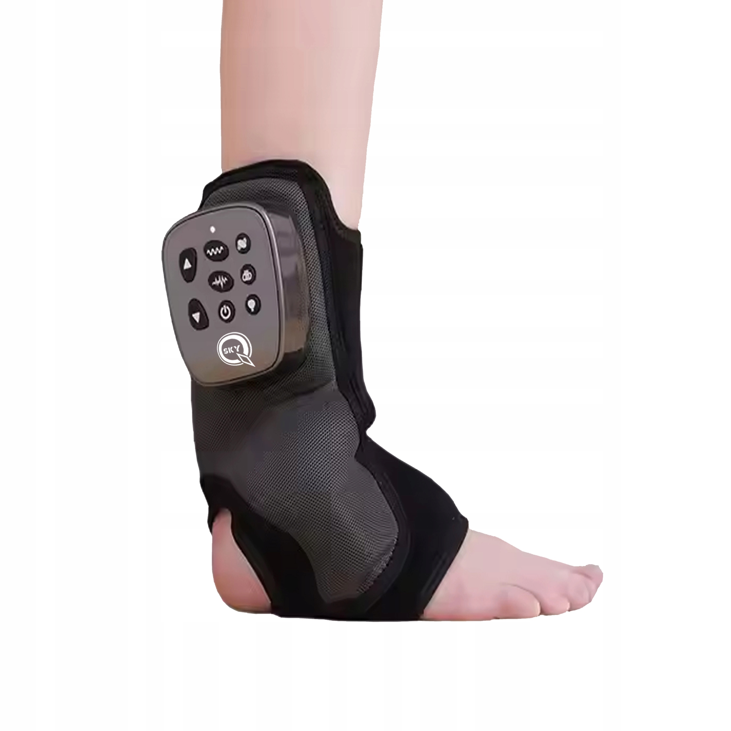 Masażer Kostki Stopy Na Ból Stawu Skokowego Ucisk Grzanie Wibracje Relaks