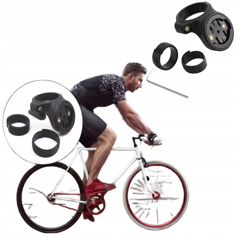 Uchwyt rowerowy do lamp radarowych Garmin Varia RTL515 Magene L580 iGPS SR30