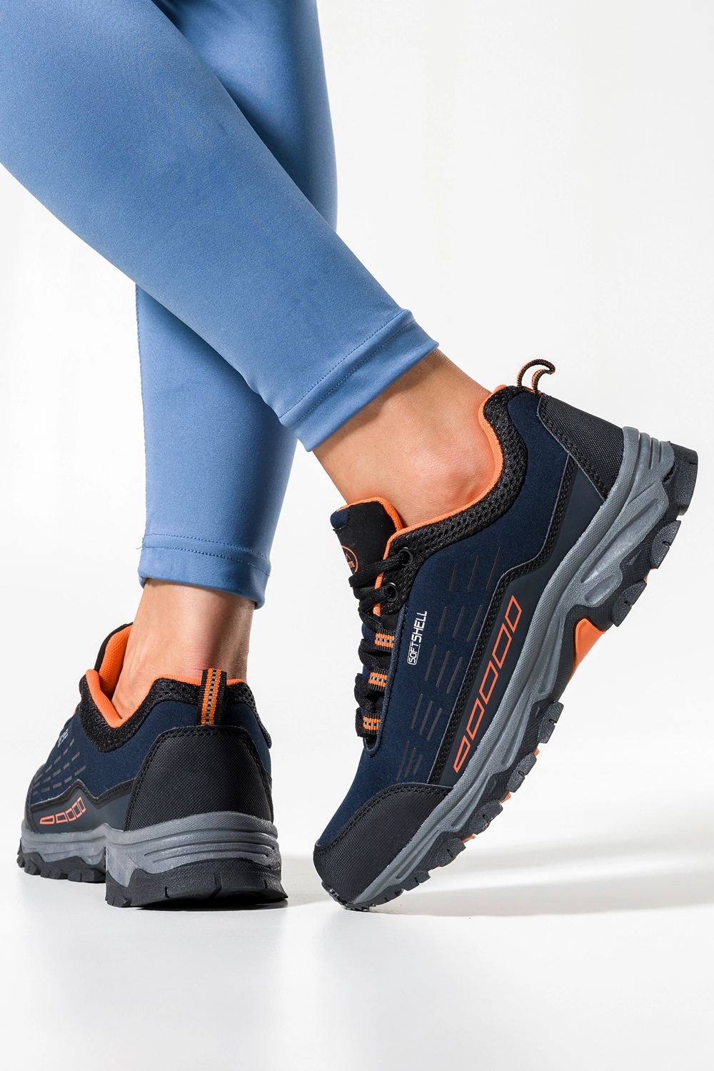 BUTY TREKKINGOWE DAMSKIE GÓRSKIE TURYSTYCZNE SPORTOWE SOFTSHELL LEKKIE r 40 Płeć kobieta