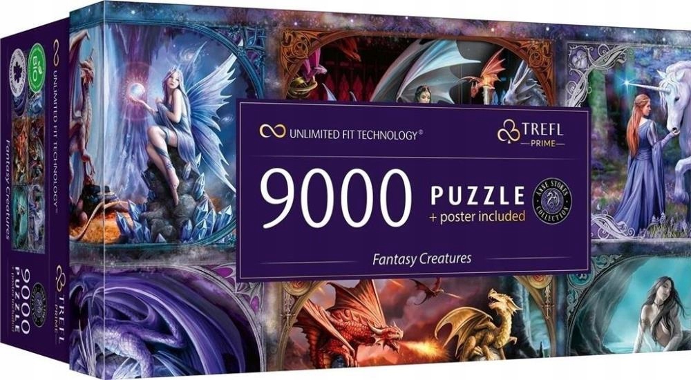PUZZLE 9000 FANTASY CREATURES ANNE STOKES TREFL